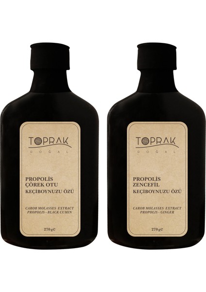 Propolis Zencefil Keçiboynuzu Özü - Propolis Çörek Otu Keçiboynuzu Özü 270 G