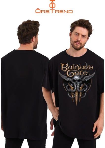 Baldur's Gate 3 Baskılı Sıfır Yaka Unisex Oversize Tişört fiyatları