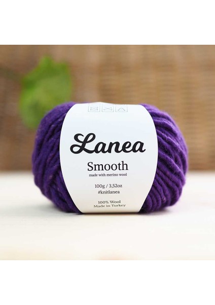Smooth Merino Yün Ip / 34 Mor Kırçıllı