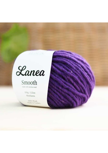 Smooth Merino Yün Ip / 34 Mor Kırçıllı