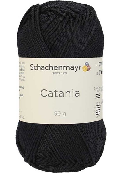 Catania El Örgü Ipi / 50G / 110 Siyah