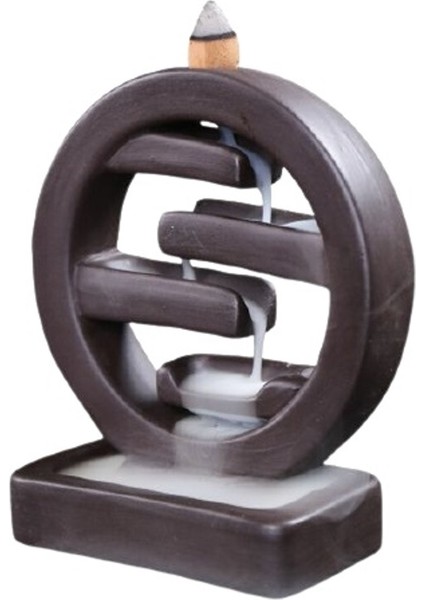 14CM Geri Akış Zen Şelale Tütsülük Silikon Kalıp K-1026