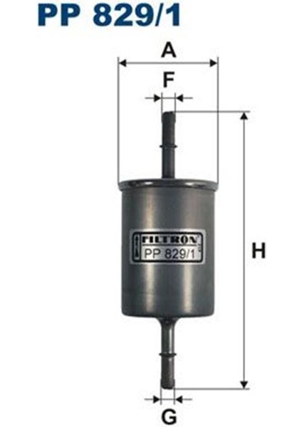 Fıltron PP829/1 Yakit Filtresi Alfa Romeo 156 1.6ts 97-05 1.9 2.0 02-06 60675978 PP8291 (WM216262)