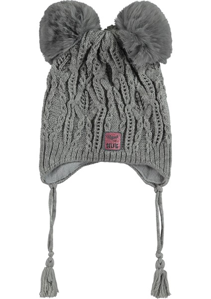 Civil Girls Kız Çocuk Bere 6-9 Yaş Gri