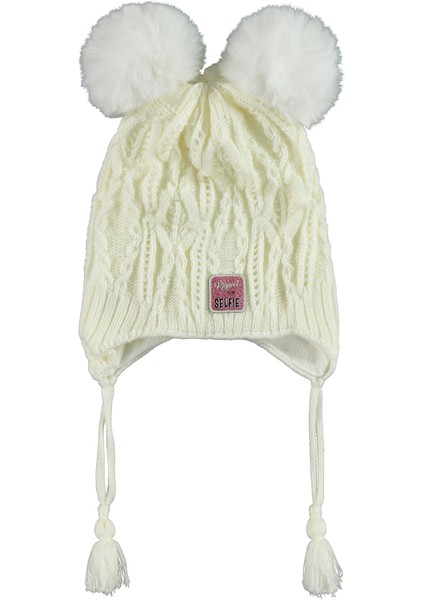 Civil Girls Kız Çocuk Bere 6-9 Yaş Krem