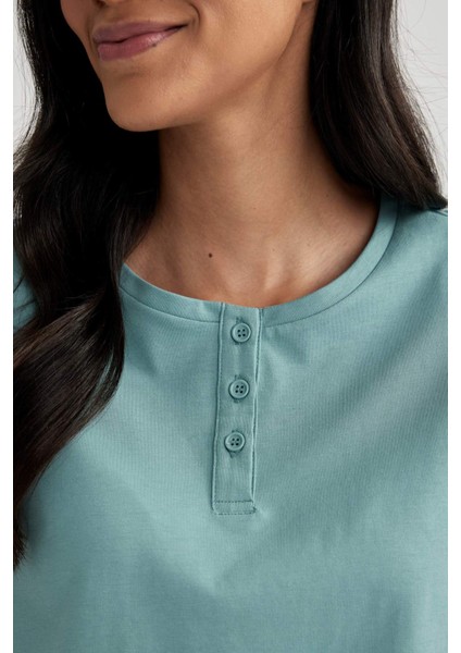 Fall in Love Regular Fit Kısa Kollu Takımı A6040AX23AU fırsatları