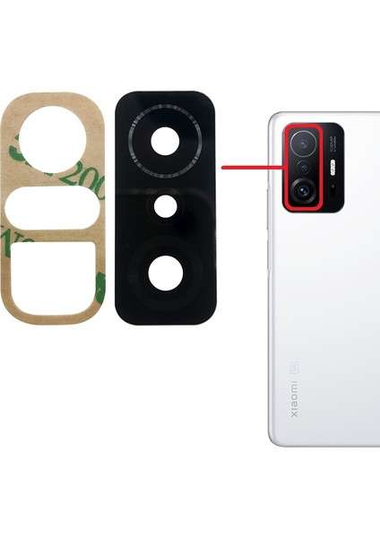 Xiaomi 11T Uyumlu Kamera Lensi Camı 21081111RG