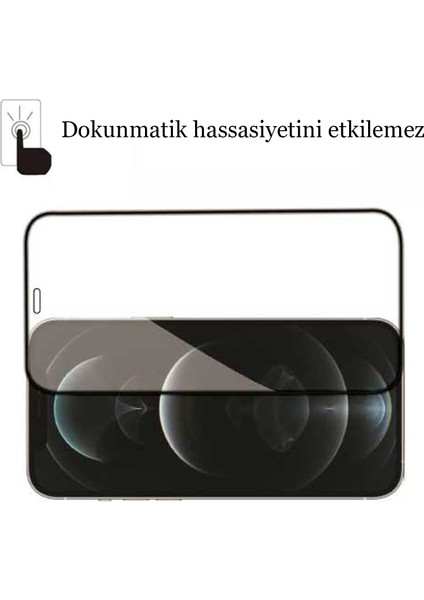 iPhone 12 Pro Max Kırılmaz Cam 5d Tam Kaplayan 9h Temperli Ekran Koruyucu