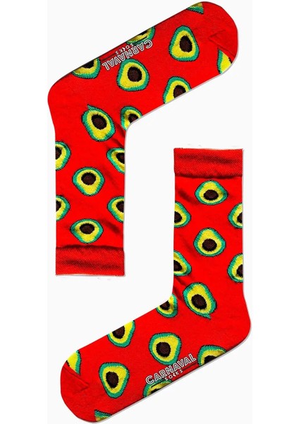 7'li Carnaval Renkli Tasarım Çorap Set 1027