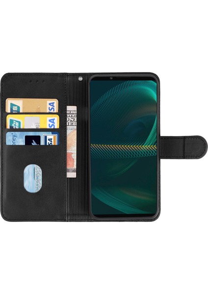 Sony Xperia 5 Iıı Için Pu Phone Kılıfı - Siyah (Yurt Dışından) modelleri