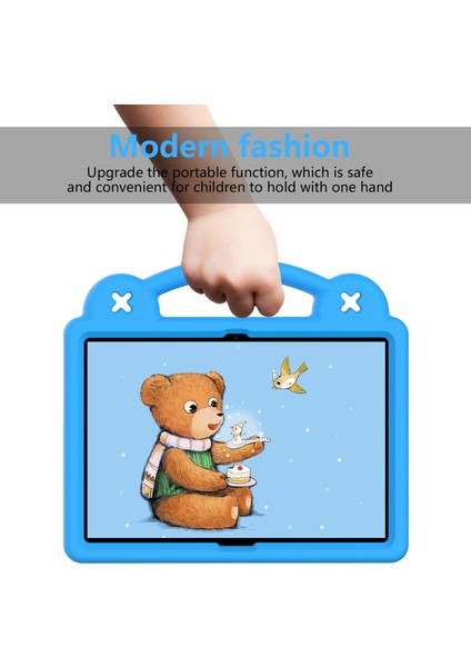 Lenovo Tab M10 X605 / X505 / Tab P10 X705 Için Deri Tablet Kılıfı - Mavi (Yurt Dışından)
