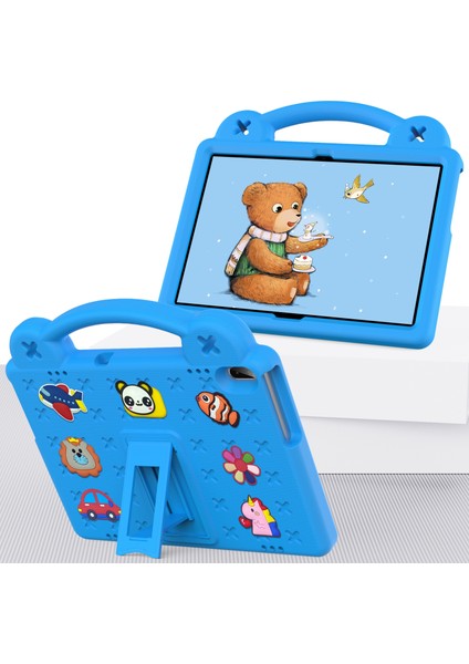 Lenovo Tab M10 X605 / X505 / Tab P10 X705 Için Deri Tablet Kılıfı - Mavi (Yurt Dışından)