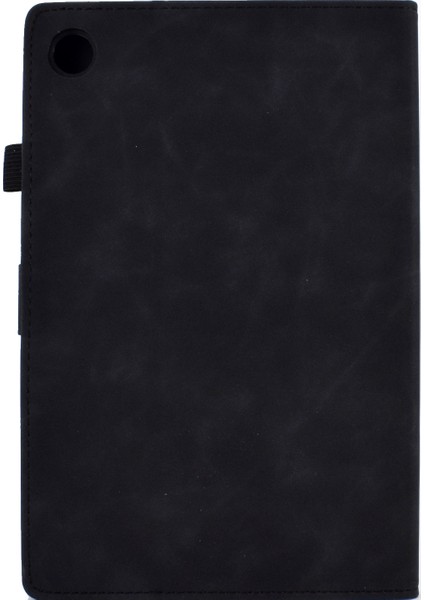 Lenovo Tab M10 3rd Gen Için Deri Tablet Kılıfı - Siyah (Yurt Dışından)