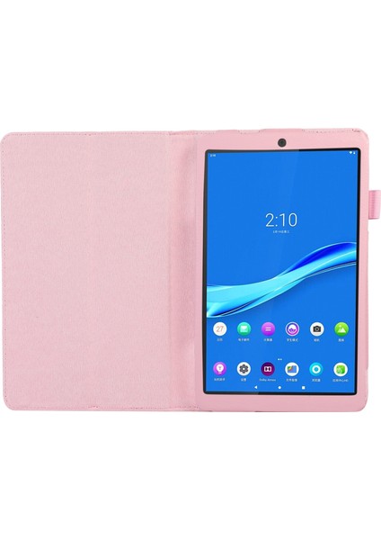 Lenovo Tab M8 4th Gen Için Deri Tablet Kılıfı - Pembe (Yurt Dışından)