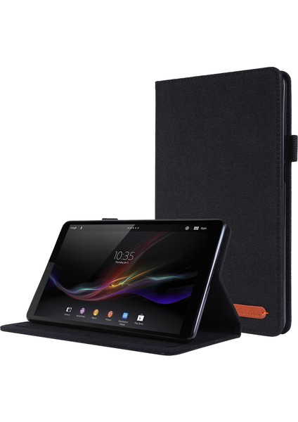 Lenovo M8 4th Gen Için Deri Tablet Kılıfı - Siyah (Yurt Dışından)