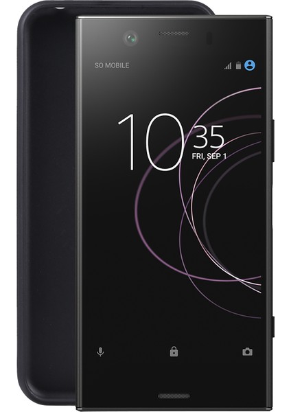 Sony Xperia Xz1 Compact Için Tpu Telefon Kılıfı - Siyah (Yurt Dışından)