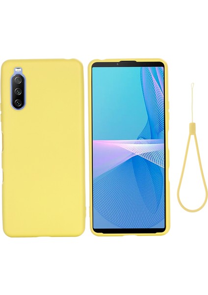 Sony Xperia 10 Iıı Için Silikon Şok Geçirmez Kasa - Sarı (Yurt Dışından)