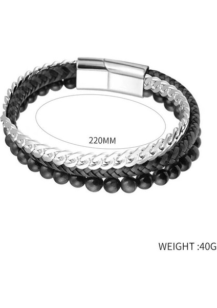 Erkek Tasarım Bileklik (Yurt Dışından)