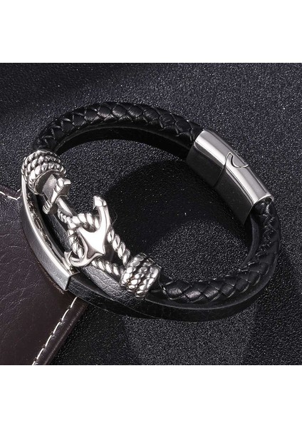 Erkek Çok Katmanlı Örgü Bileklik (Yurt Dışından) fırsatları