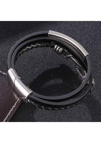 Erkek Çok Katmanlı Örgü Bileklik (Yurt Dışından) indirimleri