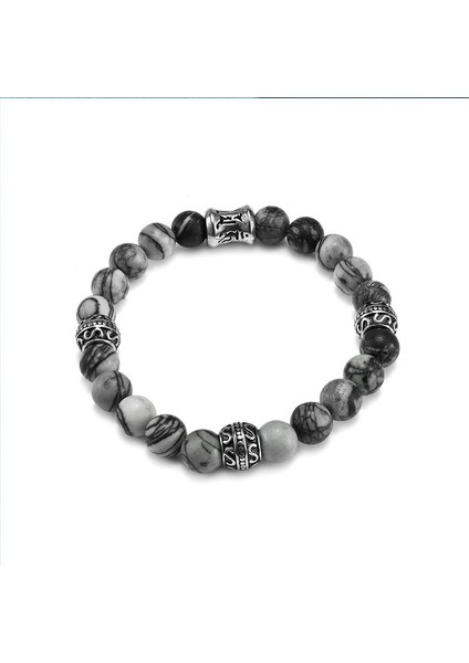 Erkek Titanyum Çelik Bileklik (Yurt Dışından)