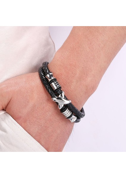 Çift Katmanlı Çelik Erkek Bileklik (Yurt Dışından) fiyatları