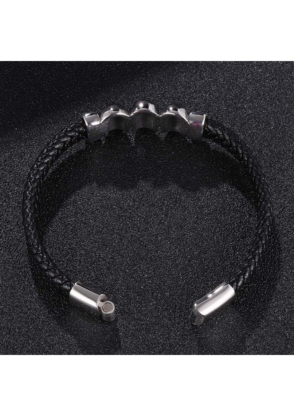 Erkek Örgü Titanyum Bileklik (Yurt Dışından) fırsatları