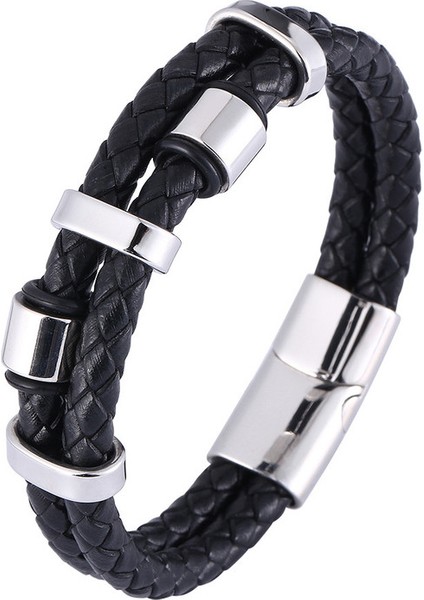 Retro Örgü Çelik Bileklik (Yurt Dışından)