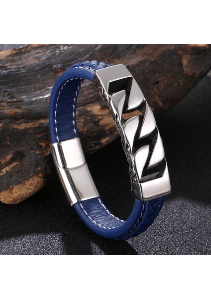 Erkek Toka Detaylı Bileklik (Yurt Dışından)