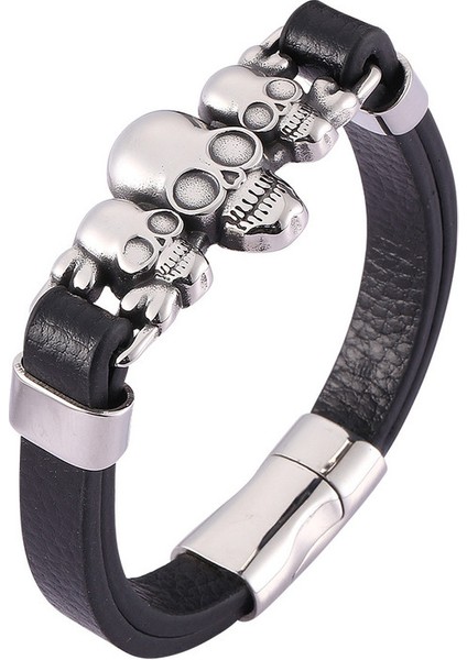 Titanyum Çelik Erkek Bileklik (Yurt Dışından)