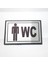 İşaretleme İçin Küçük Boy Bay-Bayan Wc Yönlendirme Tabelası 10 x 7 cm 2