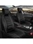Dacia Sandero 2022 Uyumlu Lüx Deri Oto Koltuk Kılıfı Ön Arka Takım Antalya Serisi Siyah 2