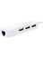 Tip C 3 Port USB 2.0 Hub RJ45 Ethernet Ağ Lan Port Veri Senkronizasyonu Macbook Google Chromebook Uyumlu 3
