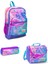 Coral High Kids Lavanta Pembe Flamingo Desenli 3’lü Okul Çanta Seti 23705 2