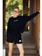 Siyah Weeknd Oversize Sweatshirt 2