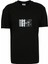 Bisiklet Yaka Baskılı Siyah Erkek T-Shirt DT10238_DENIM Trip Bisiklet Yaka Re 1