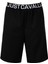 Lastikli Bel Slim Fit Siyah Erkek Bermuda Şort 74OBD131N0203899 1