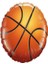 Basketbol Topu Folyo Balon 1 Adet 45 cm 1