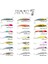 Ziggy 70 mm 9.6 gr Sinking Lrf Maket Balık 2