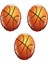 Basketbol Topu Folyo Balon 3 Adet 45 cm 2