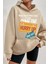 Oversize Hurry Up Baskılı Sweatshirt 1