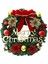 Yay Düğüm Sahte Çiçek Topları ile Noel Çelenk 16 Inç (Yurt Dışından) 1