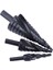 3'lü 4-32MM Kademeli Metal Matkap Ucu Seti - Siyah (Yurt Dışından) 1