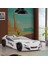 Arabalı Yatak, V-Sport Arabalı Karyola - Beyaz 1