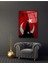 Eliza Home Kurt ve Bayrak Cam Tablo 3