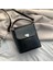 Omuz Kızlar Pure Color Deri Crossbody Kadın Siyah Çanta (Yurt Dışından) 2