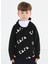 Ninja Casa Baskılı Siyah Sweatshirt 2