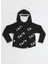 Ninja Casa Baskılı Siyah Sweatshirt 4