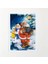 Yılbaşı Hediyeleri-Kartpostal Serisi N002 Müzisyen Noel Baba Hediye Kartpostal 1