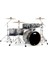 PDP Drums Concept Akçaağaç 7-Parça 22" Akustik Davul (Silver - Black Sparkle Fade) 1